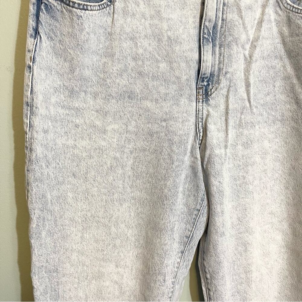 &Denim Womens Ultra‎ High Waist Ankle Length Loose Mom Jeans Blue Size 16 - Picture 14 of 16